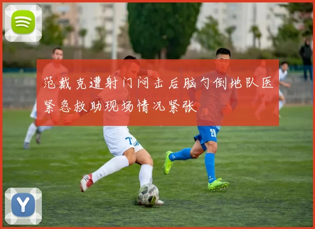 范戴克遭射门闷击后脑勺倒地队医紧急救助现场情况紧张